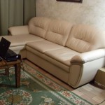 Угловой диван заказчика без чехла