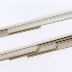 Карниз для японских штор из алюминиевого профиля без блока управления -1